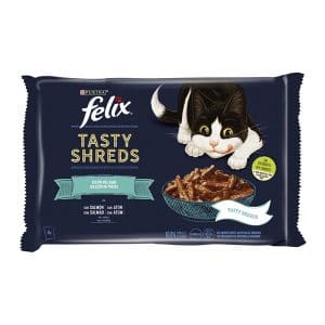 FELIX Tasty Shreds Seleção de Peixes 4*80 g