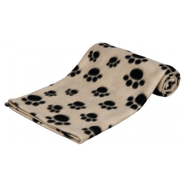 Manta "Beany" 100*70 cm (bege c/patinhas)