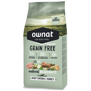 Ownat Grain Free Prime Cão Adulto Frango Perú