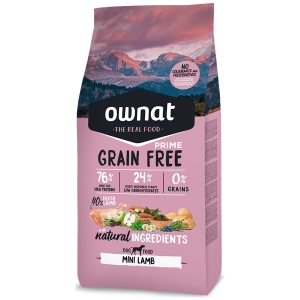 Ownat Grain Free Prime Cão Mini Adulto Borrego