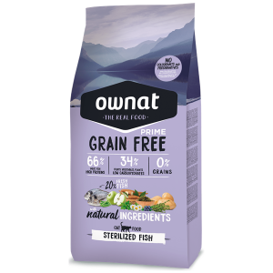 Ownat Grain Free Prime Gato Esterilizado Peixe