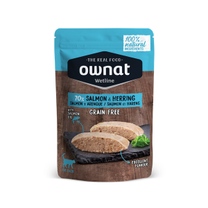 Ownat Wet Gato Salmão e Arenque