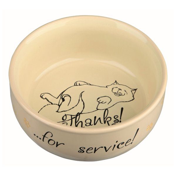 Gamela cerâmica "Thanks for service"
