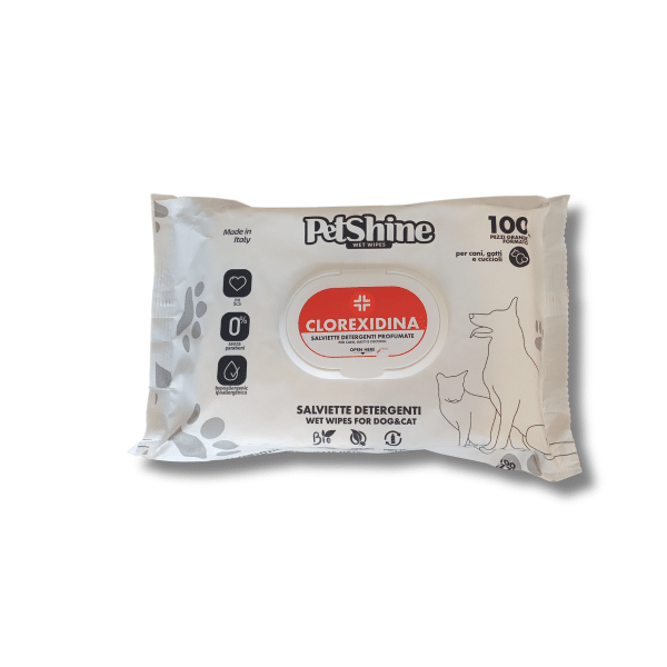 Toalhitas Petshine Clorexidina 100 unid